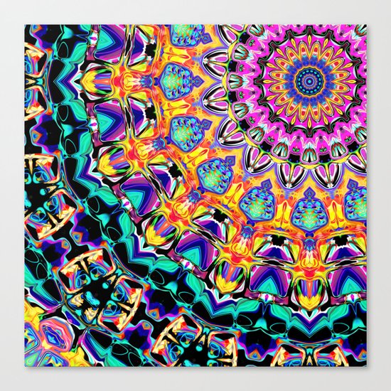 Ornate Spectral Abstract Canvas Print