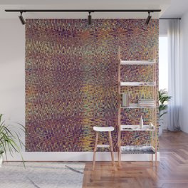 70s Zigzag Pattern Wall Mural