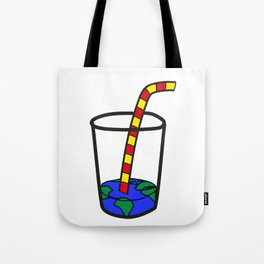 Drinking Straw Tote Bag