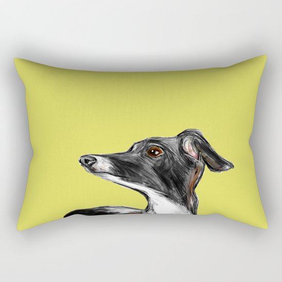 Greyhound Rectangular Pillow