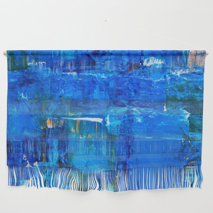 Blue Abstract Painting Wall Hanging