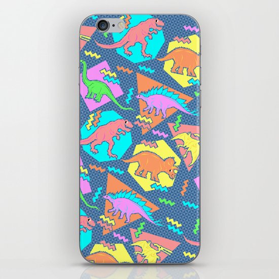 Nineties Dinosaur Pattern iPhone & iPod Skin