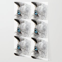 Crystal Clear Goat Eyes In Blue Wallpaper