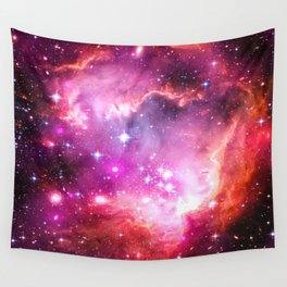 GALAXY Magenta Coral Wall Tapestry