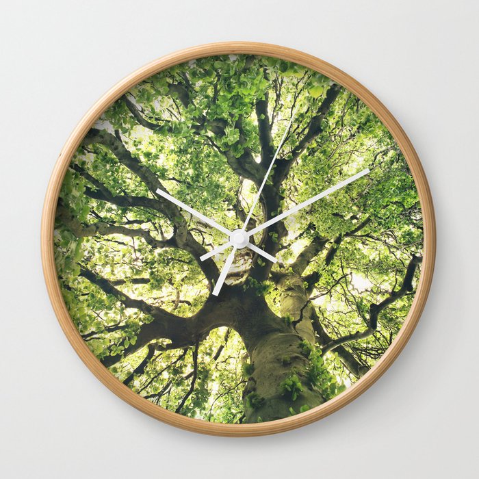 Under Your Skin // Summer Breeze In A Summer Fairytale Fores Wall Clock