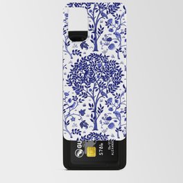 William Morris Tree of Life, Cobalt Blue and White Android Card Case