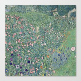 Gustav Klimt - Italian Garden Landscape Canvas Print