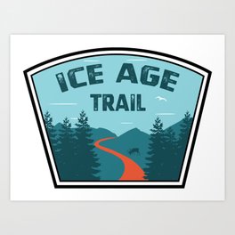 Ice Age Trail Art Print