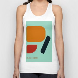 Modern Abstract Shapes 211225 2 Unisex Tank Top
