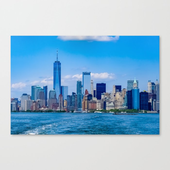New York City Manhattan skyline Canvas Print