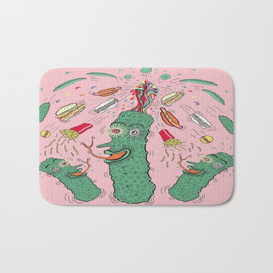 Pickle Boy and the Sandwiches Bath Mat