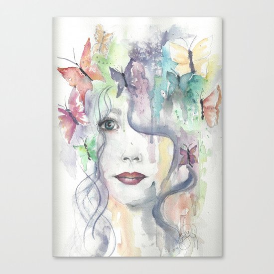 Floral Bohemian Canvas Print