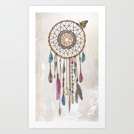 Lakota (Dream Catcher) Art Print