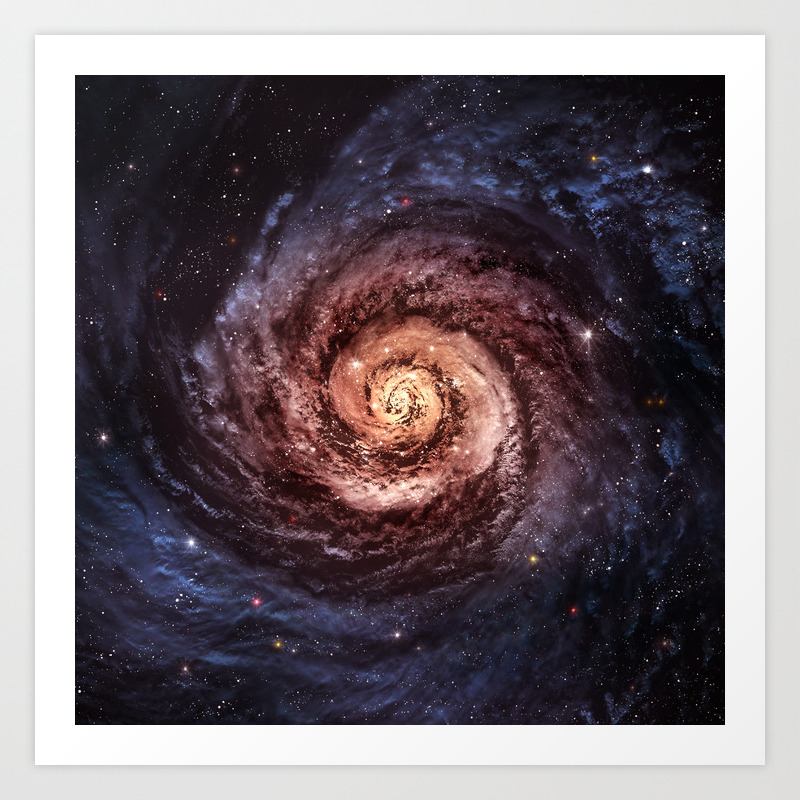Spiral Galaxy Art Print By Space99 Society6