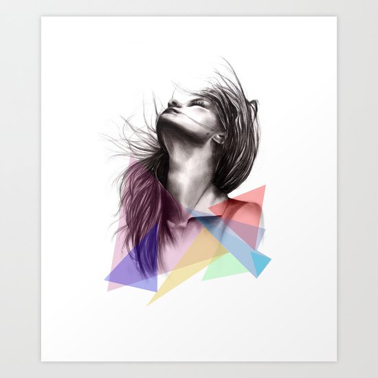 Crystalised // Fashion Illustration Art Print