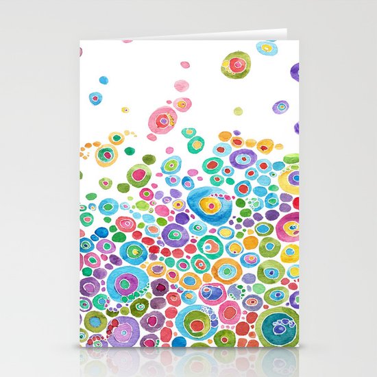 Inner Circle - white Stationery Cards