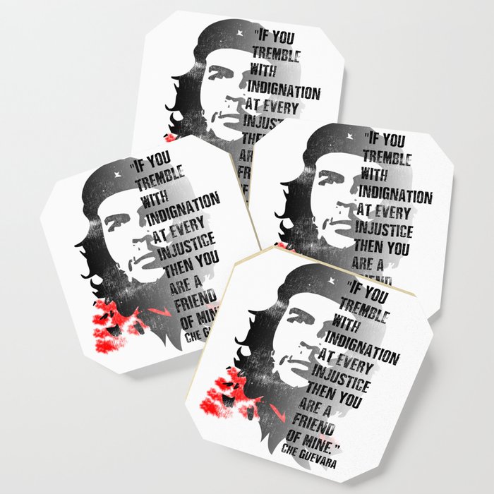 Che Guevara Revolutionary Political  Quote. Protest. Coaster
