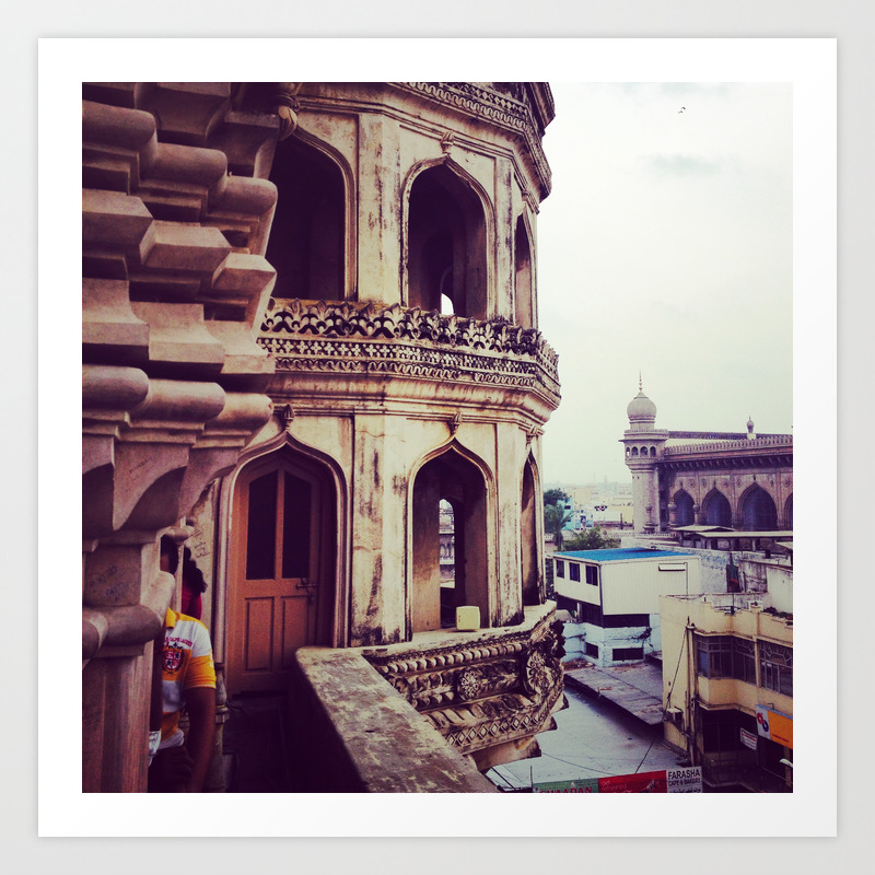 Vintage Asian Architecture Streets Of India Art Print By Aestheticsaloni Society6