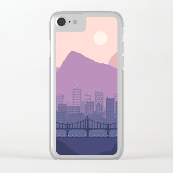 Lavender Morning Clear iPhone Case