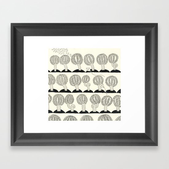 Magic trees Framed Art Print