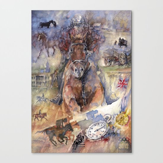 Way to victory Canvas Print