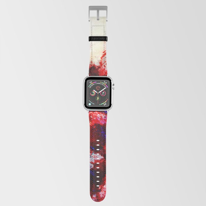Rich Red Blue Apple Watch Band