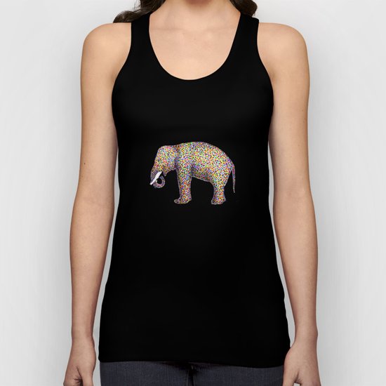 elephant color Unisex Tank Top
