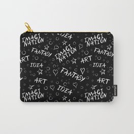 Fantasy pattern with art words Carry-All Pouch
