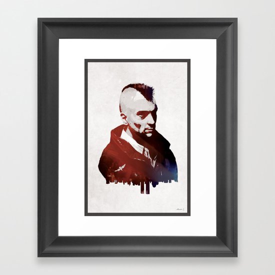 Taxi Driver Framed Art Print