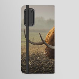 Scottish Highland Cow | Scottish Cattle | Cute Cow | Cute Cattle 01 Android Wallet Case