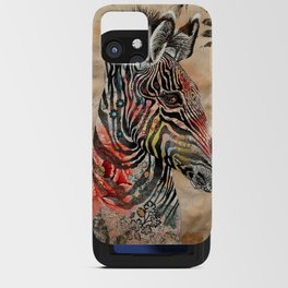 Beautiful Zebra iPhone Card Case