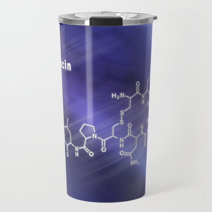 Oxytocin Hormone Structural chemical formula Travel Mug