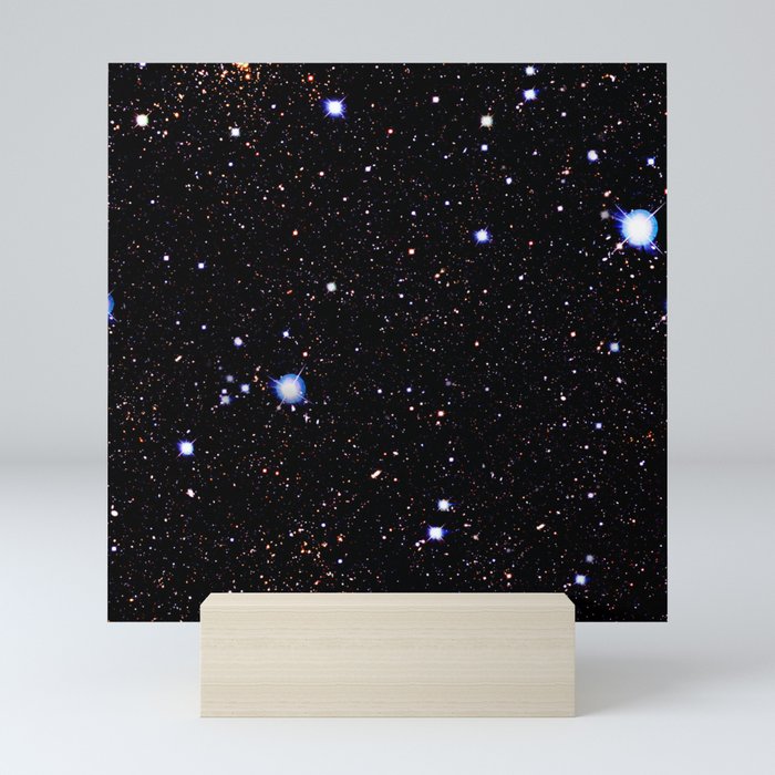 Nebula texture #43: Starfield Night Mini Art Print