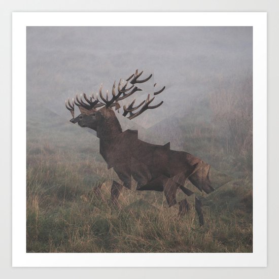 Deer Interrupted Art Print