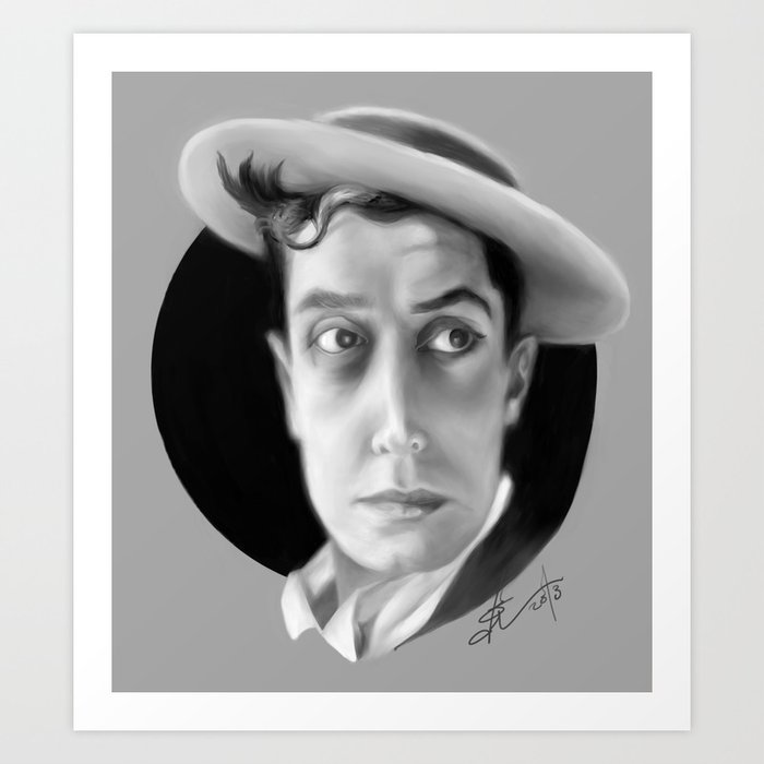 Buster Keaton Art Print