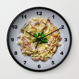 Fettuccine Wall Clock