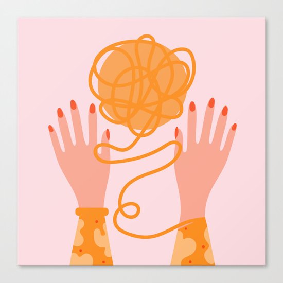 A Ball of String Canvas Print