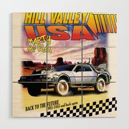 Back to the Future 04 Wood Wall Art