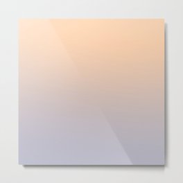 ASHES AND CREAM - Minimal Plain Soft Mood Color Blend Prints Metal Print | Pastel, Ashes, Blur, Blend, Abstract, Gradient, Plain, Graphicdesign, Ivory, Yellow 
