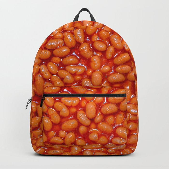 Baked Beans in Red Tomato Sauce Food Pattern  Backpack