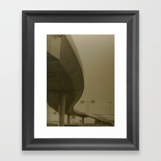 Under the bridge downtown Framed Art Print