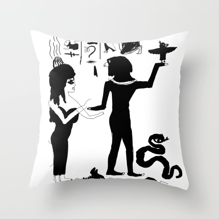 Egyptian Throw Pillow