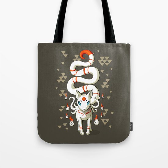 Long Tail Fox Tote Bag