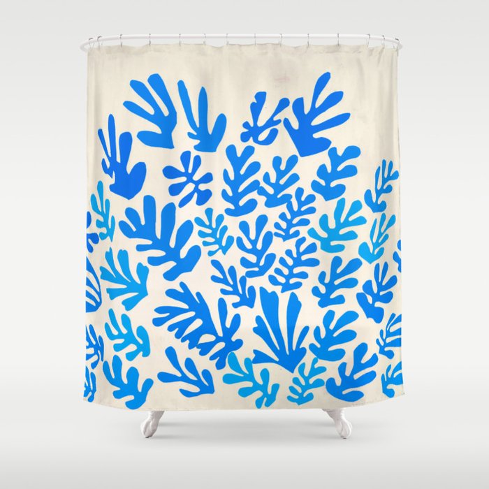 Collage of Leaves, #4- Oceania, by Henri Matisse Shower Curtain
