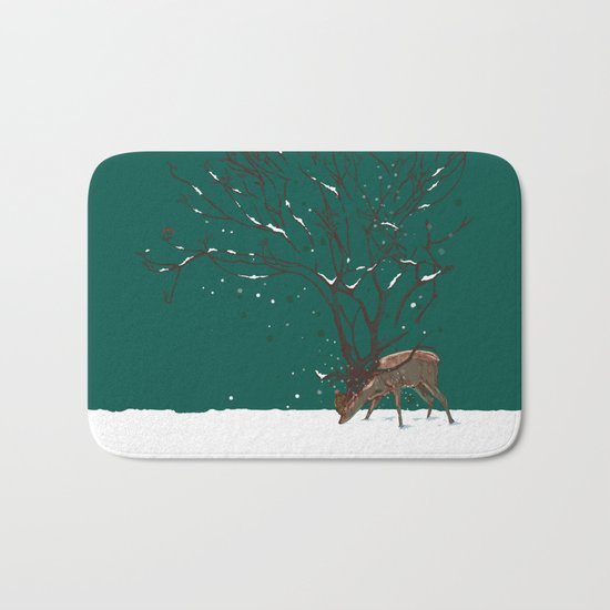 Winter Is All Over You Bath Mat