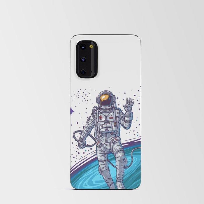 Astronaut in Space Android Card Case