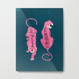 The Chase: Night Race Pink Tiger Edition Metal Print