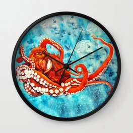 Pacific Octopus Wall Clock