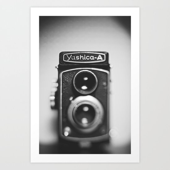 Yashica-A black and white Art Print