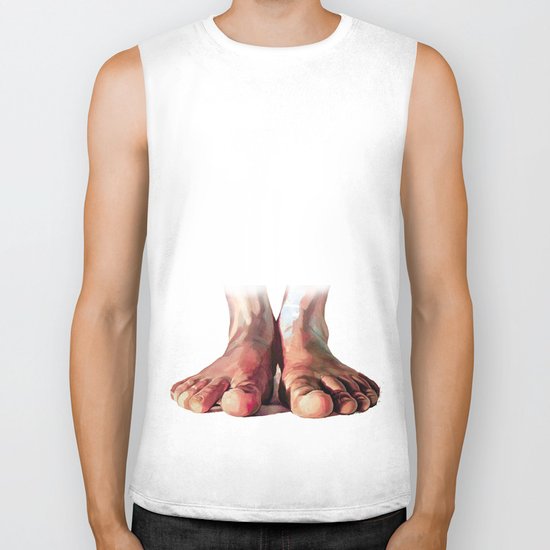 Pensando con los pies Biker Tank